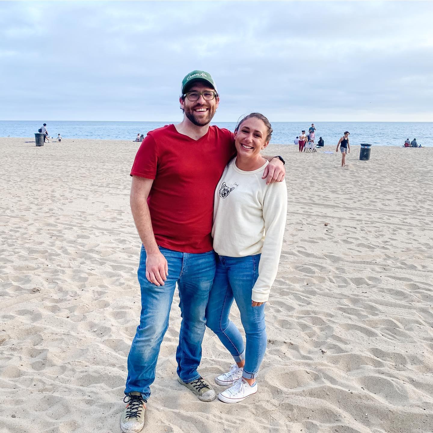 Our anniversary while still in quarantine (6/15/20), one month before Ben proposed.