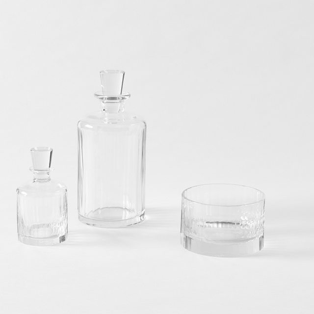 Fluted Crystal Barware - Decanter