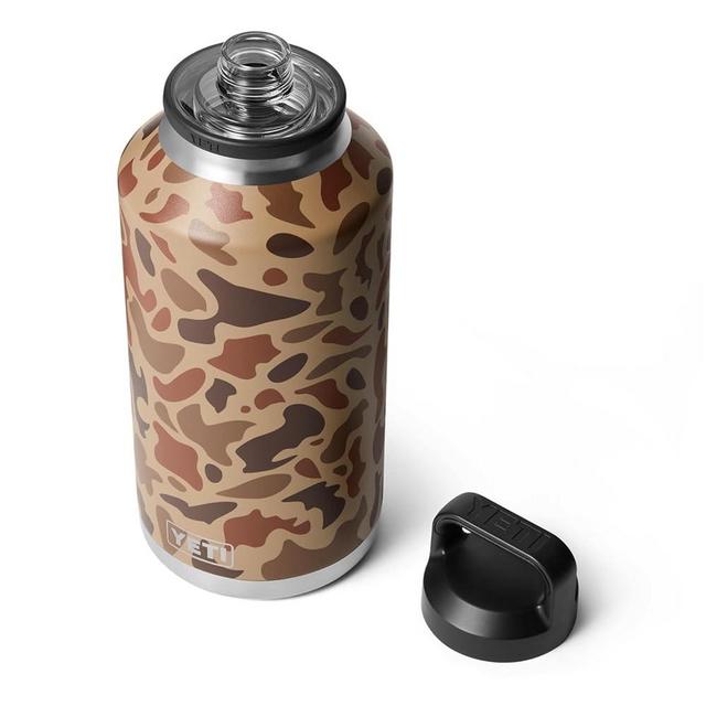 YETI Rambler 64 oz Bottle, Vacuum Insulated, Leakproof, Stainless Steel with Chug Cap, Wetlands Camo