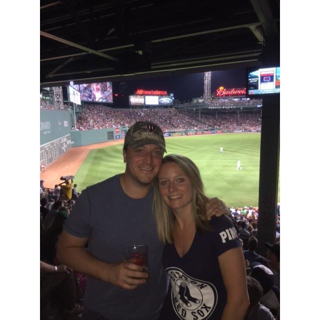 Our first Red Sox game