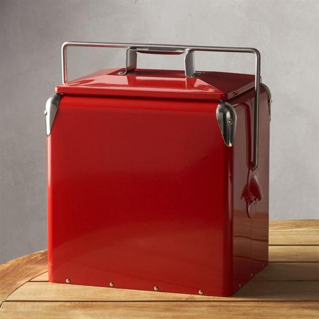 Red Picnic Cooler