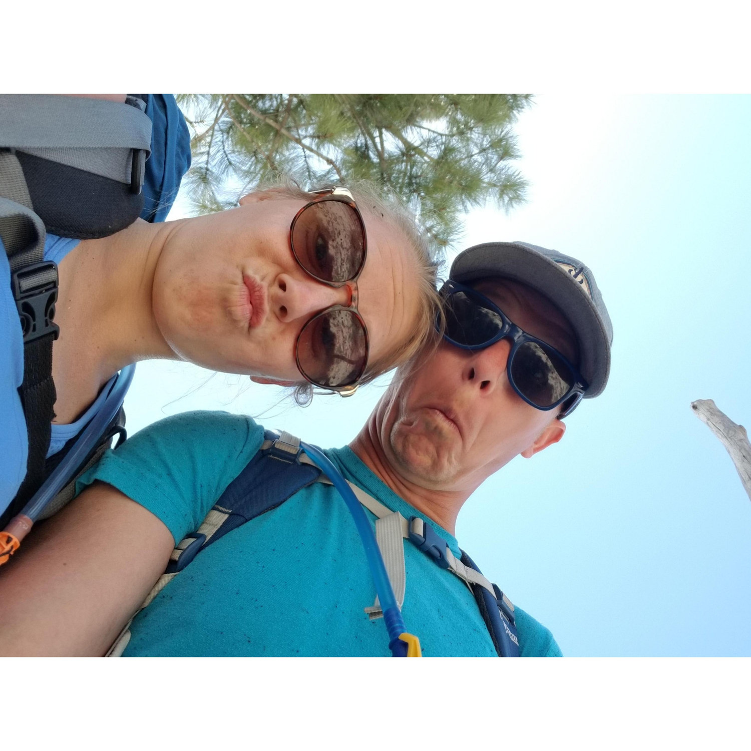 tweedle dee and tweedle dum out for a hike - cherry creek; may 2018
