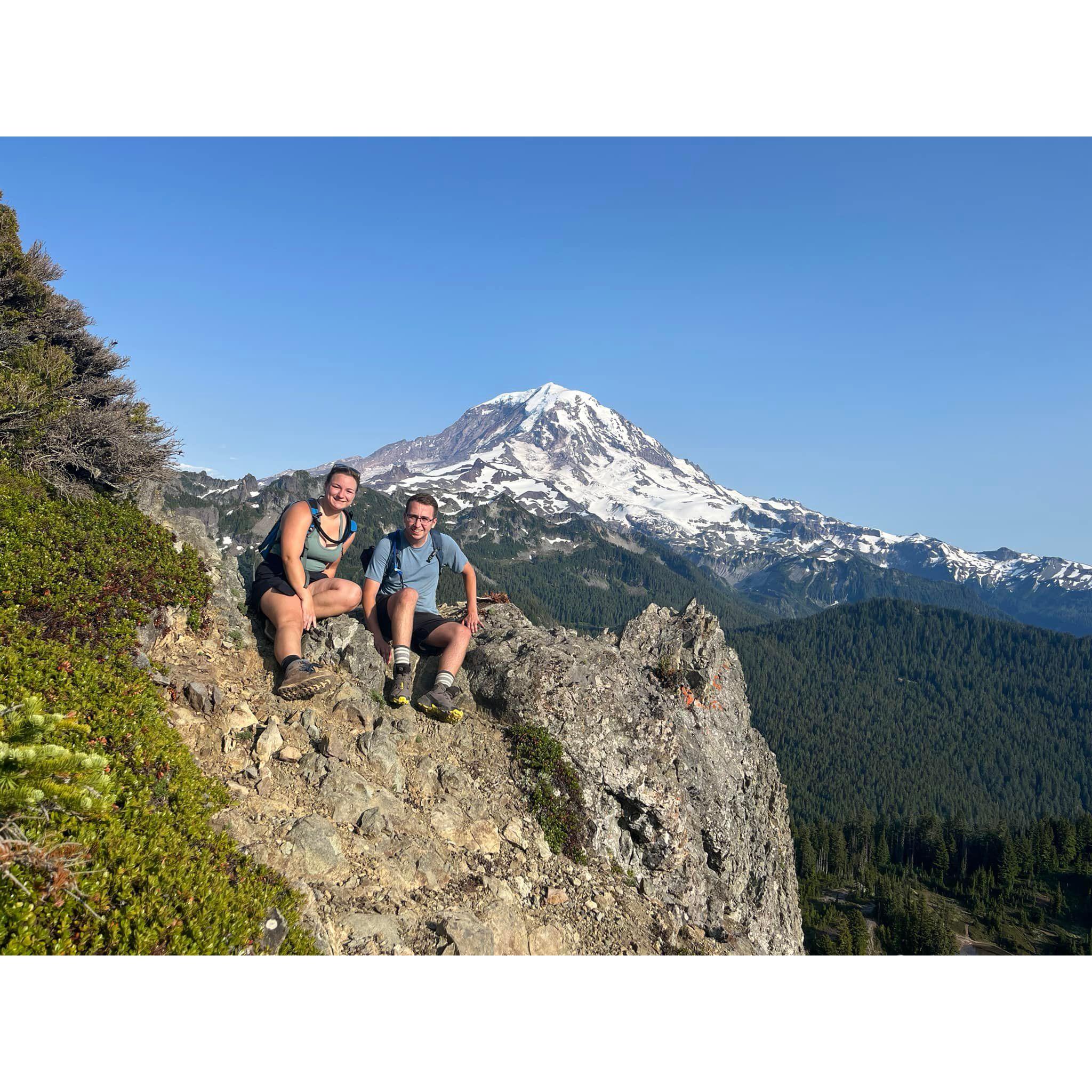 Right before the question was popped!