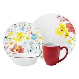 Corelle® Vive™ Cheerful Garden 16-pc Dinnerware Set