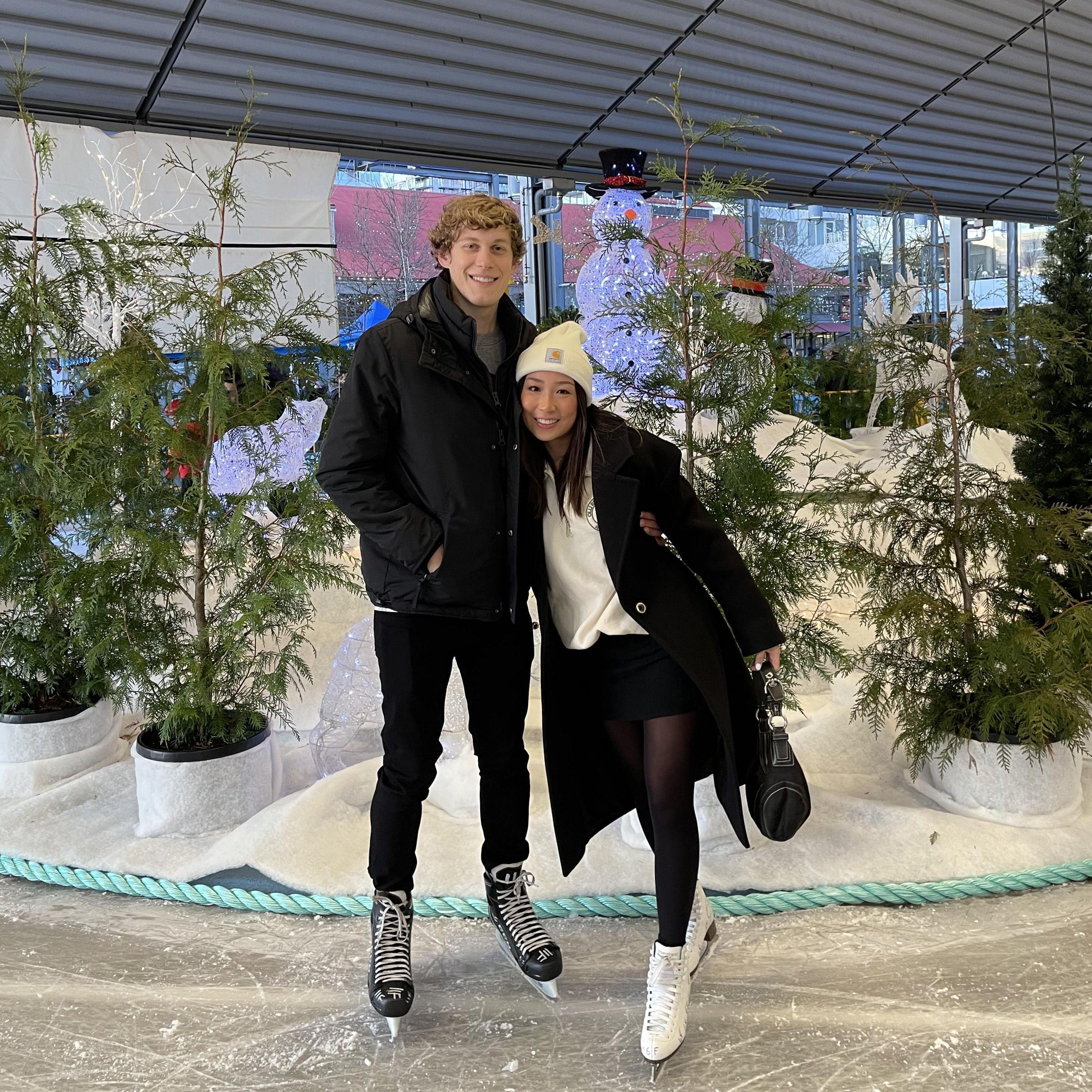 Dec 2021 - North Vancouver, BC //
First time seeing Chad flail around like a gazelle on ice! :)