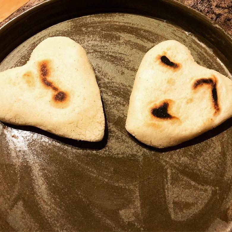 Valentine Day Arepas