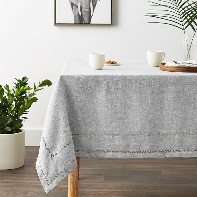 Shoreview Embroidered Vintage Tablecloth