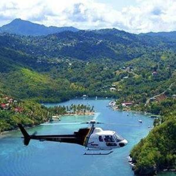 Honeymoon: Helicopter Transfer St Lucia