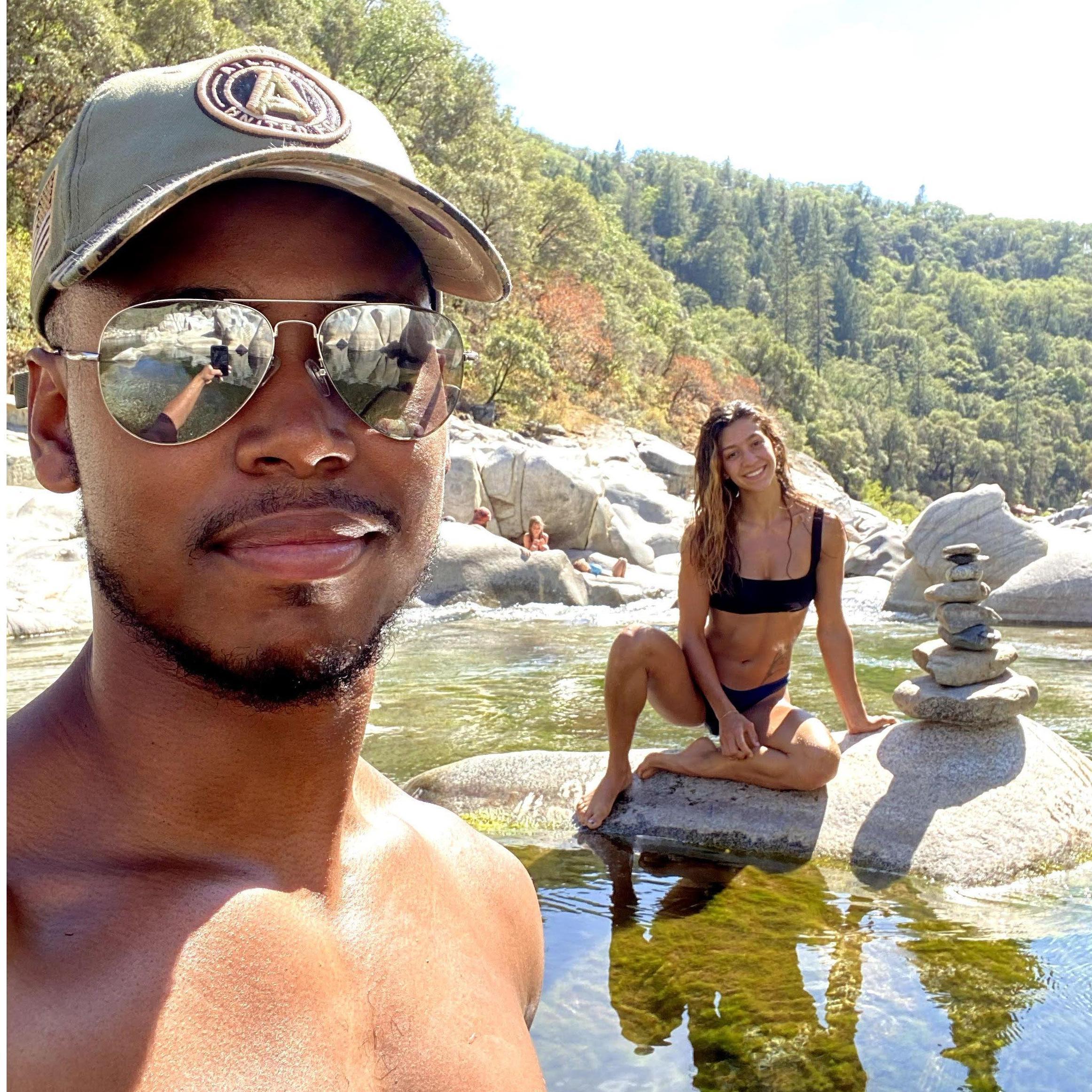 Channing’s first time at the Yuba River. You must go!