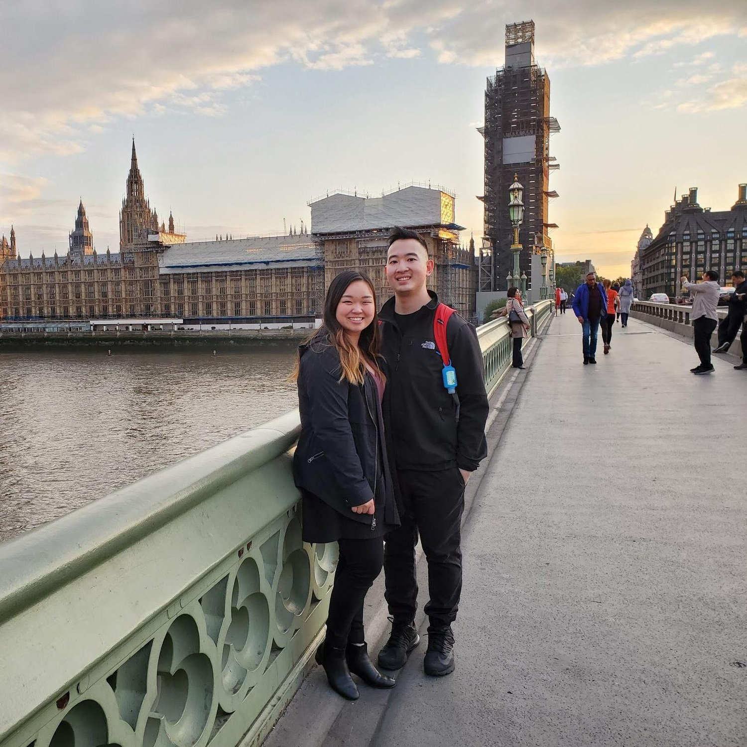 First International Trip! London 2019. Big Ben looking real sad in the background.