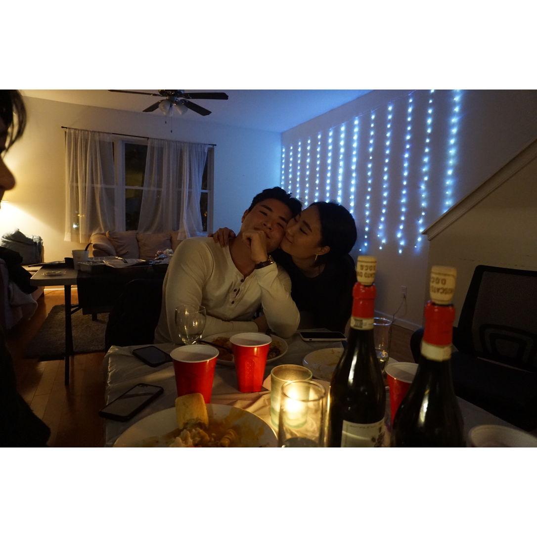 Hosted our first friendsgiving together <3