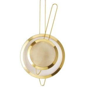 Gold Metal Mesh Strainers 2 Pack