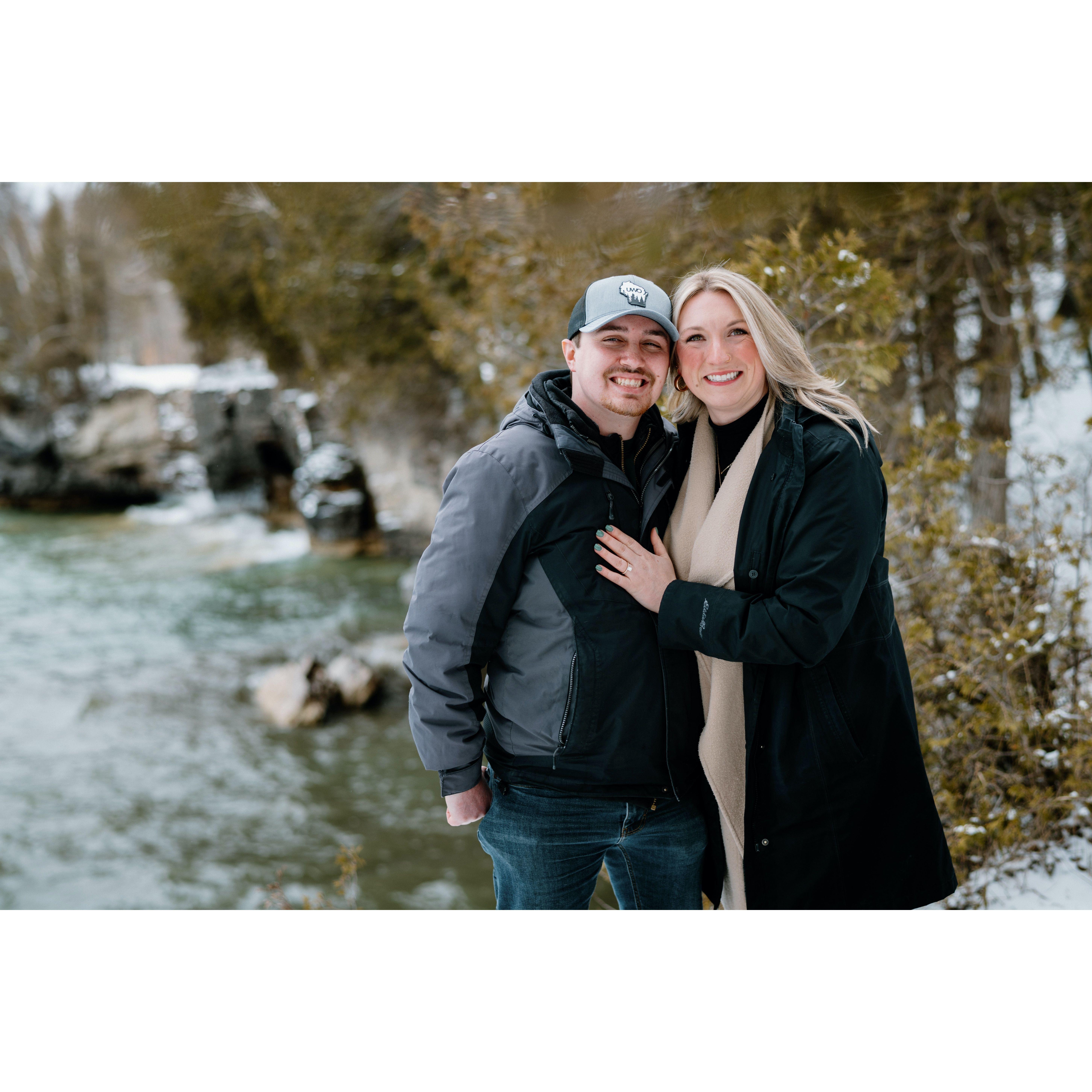 Part of our surprise photo shoot from the engagement