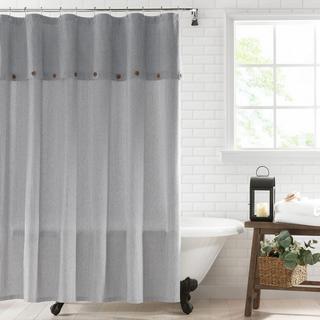 Tucker Ticking Stripe Shower Curtain