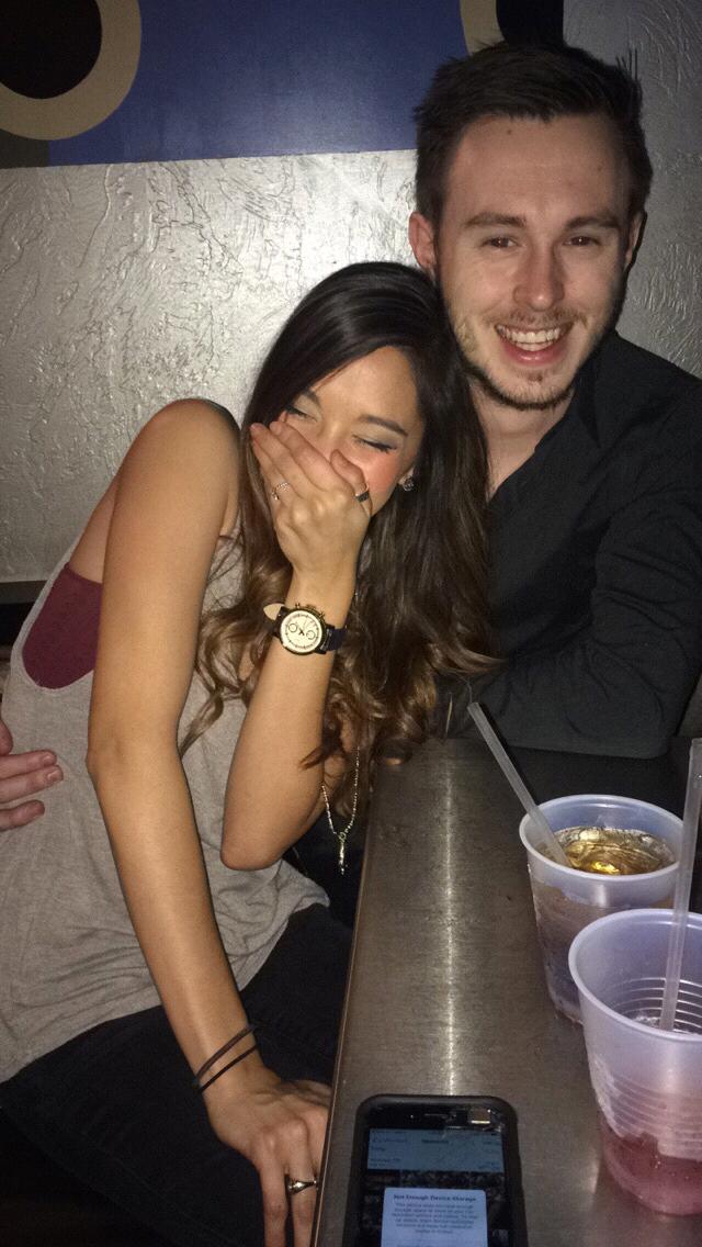 1 year anniversary: shopping for each other, Cajun King for dinner, night out with friends. One of my favorite nights 🤍
