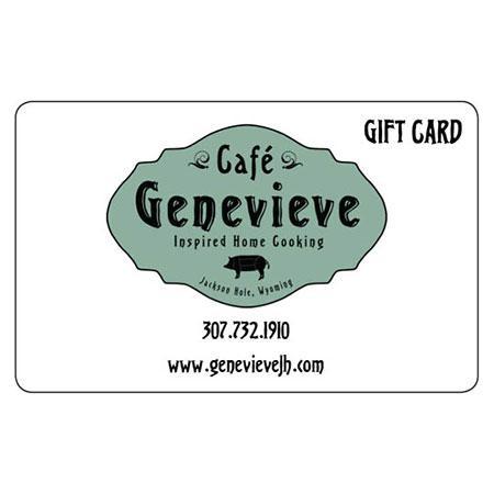 Gift Card to Cafe Genevieve
