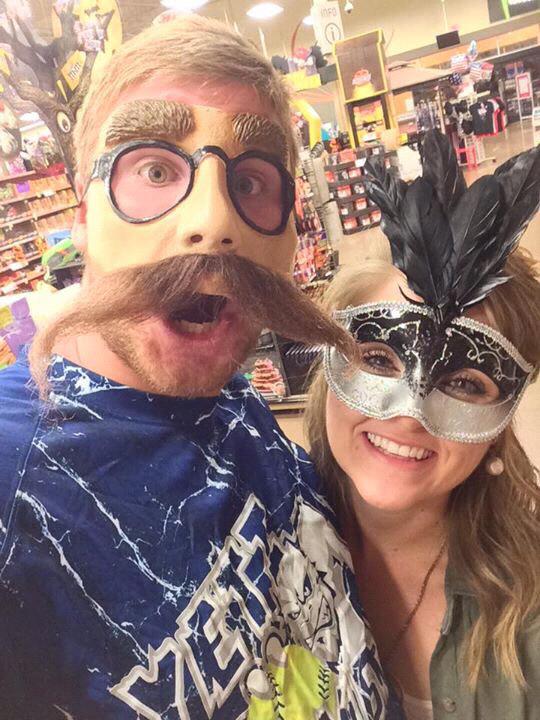 You know, just doing what everyone else does in a grocery store!
Richmond, VA 2017