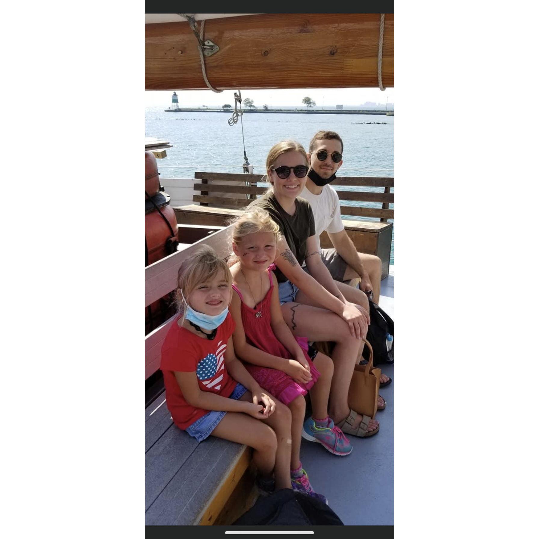 With Sabrina's little sisters, Adina & Brooklynn | Summer 2021