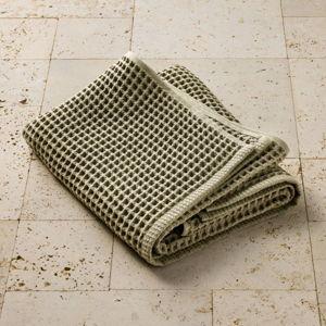 Waffle Hand Towel Olive Sage - Casaluna™