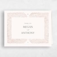 Brown Wedding Thank You - Belmont Landscape