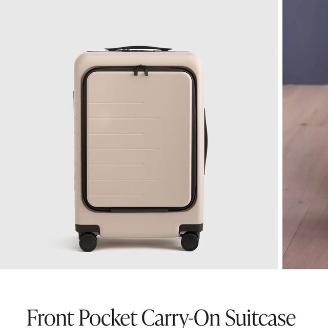 Front Pocket Carry-On Suitcase
