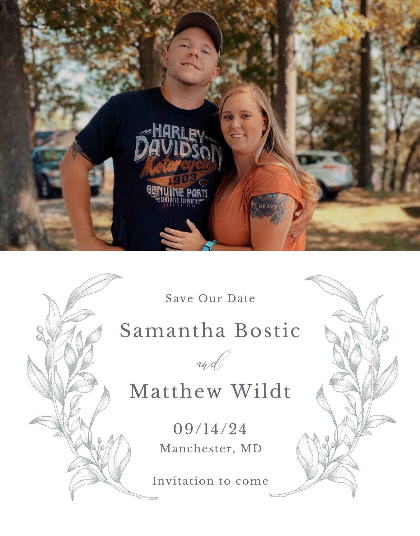 The Wedding Website of Samantha Bostic and Matthew Wildt