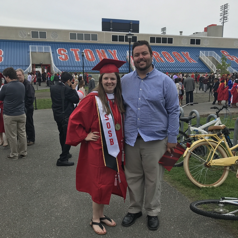 Clare's Stony Brook Graduation. May 2018.