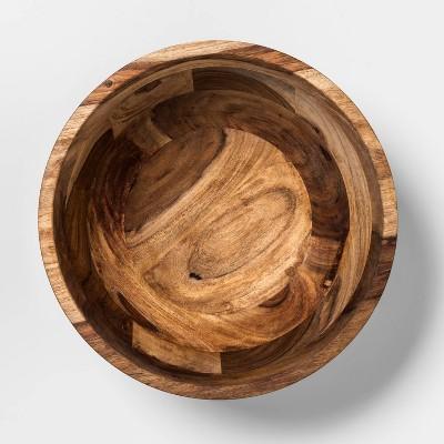 186oz Sheesham Wood Serving Bowl Natural - Threshold™