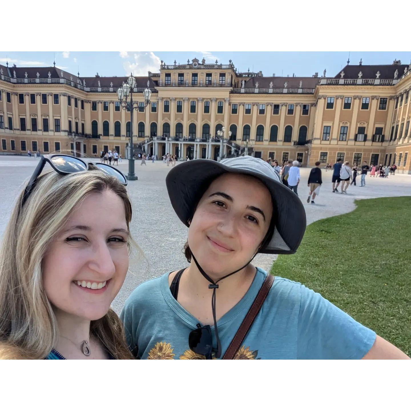 At Schonbrunn Palace in Vienna