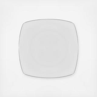 Lotus Silver Line Dinner Plate, Set of 6