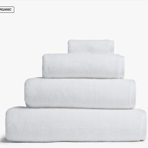 Organic Plush Towels (White)