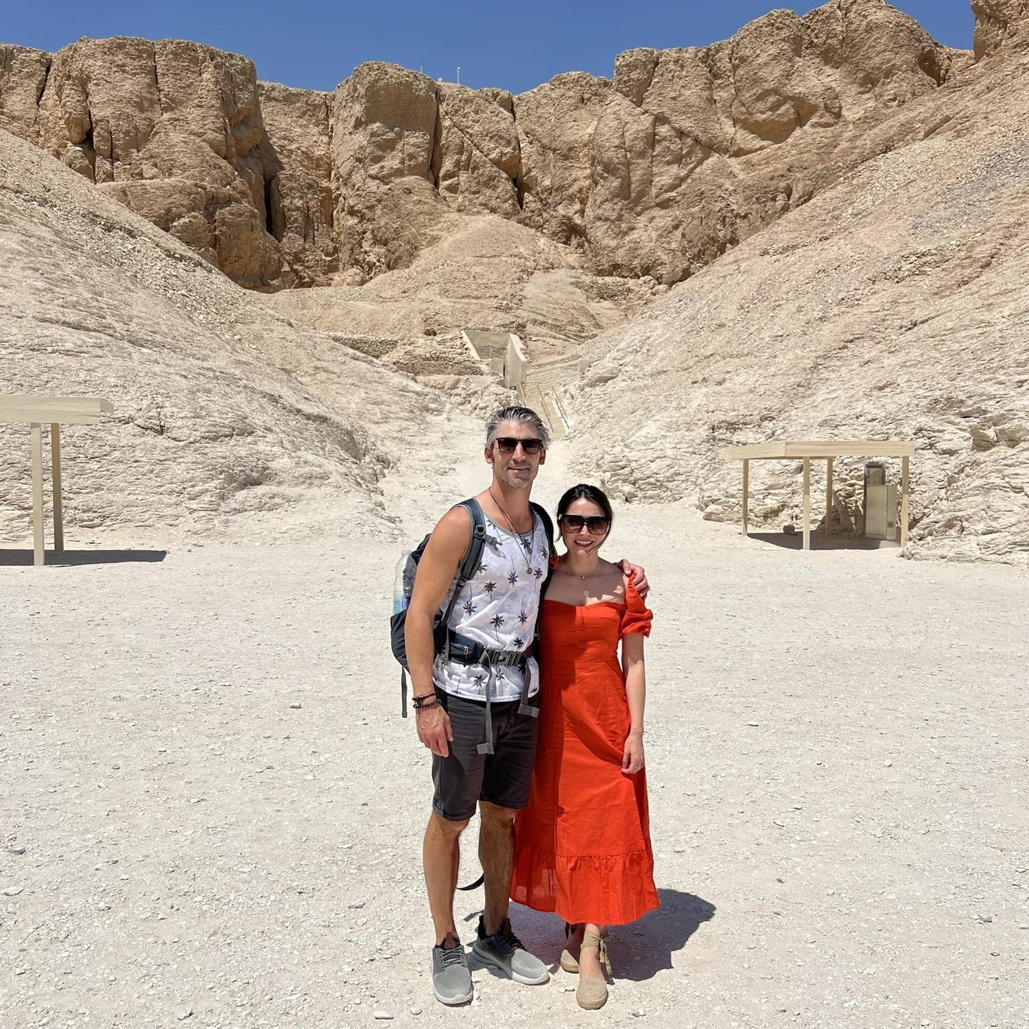 Valley of the Kings that contains the tombs of kings from the New Kingdom in Luxor, Egypt