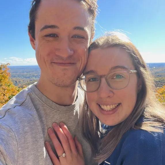 We popped the question and snapped a picture - a memory for a lifetime!
