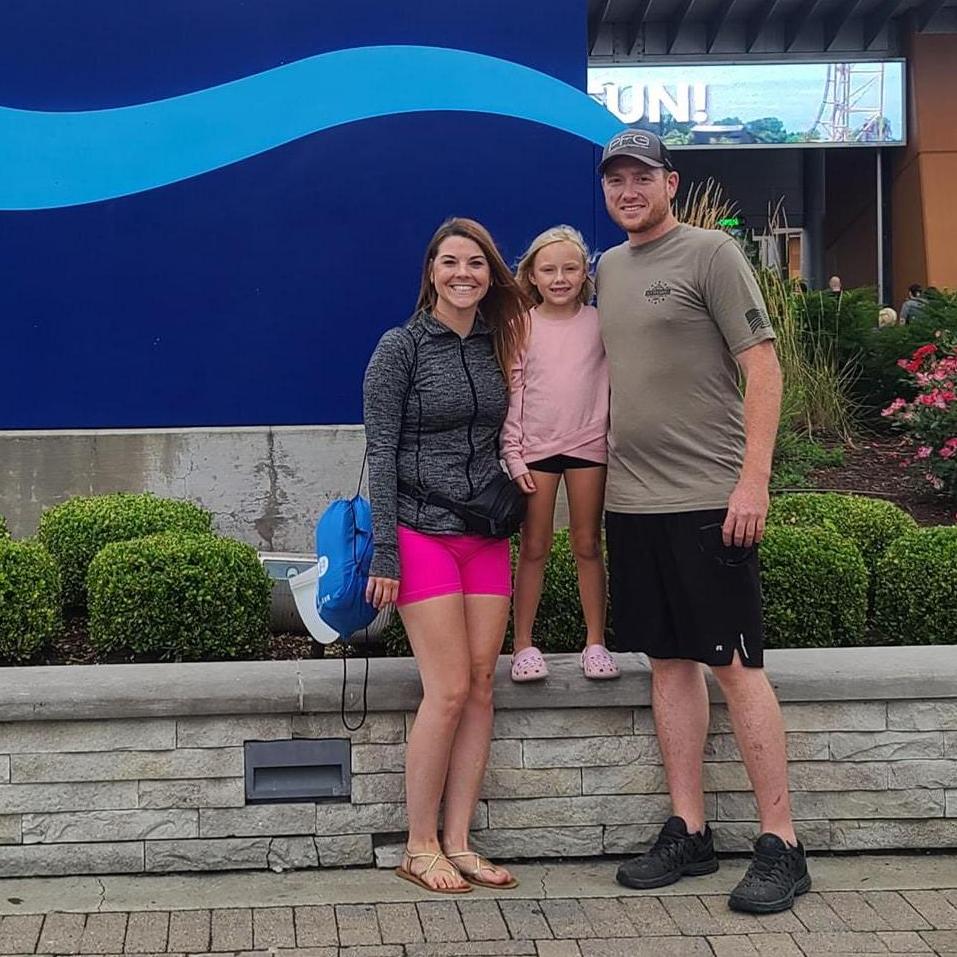 Kennedy's first time at Cedar Point!