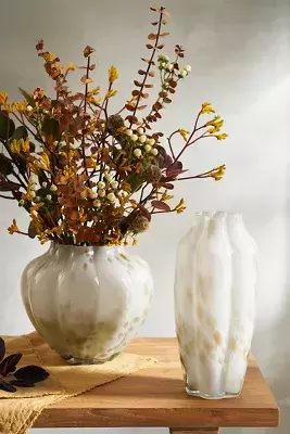 Metallic Confetti Vase