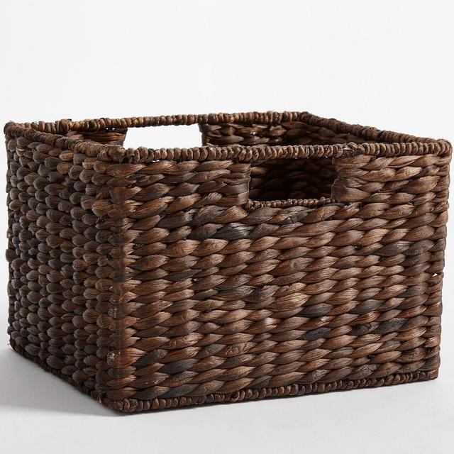 Raleigh Seagrass Large Utility Basket - Walnut