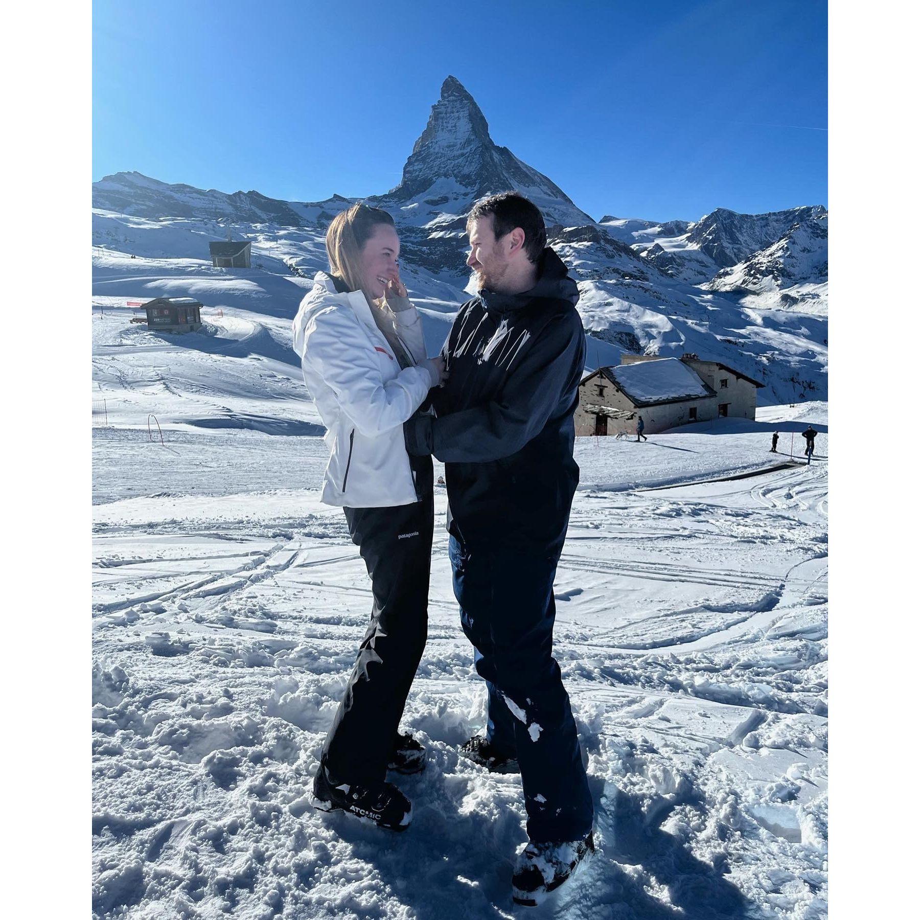 Proposal in Zermatt, Switzerland