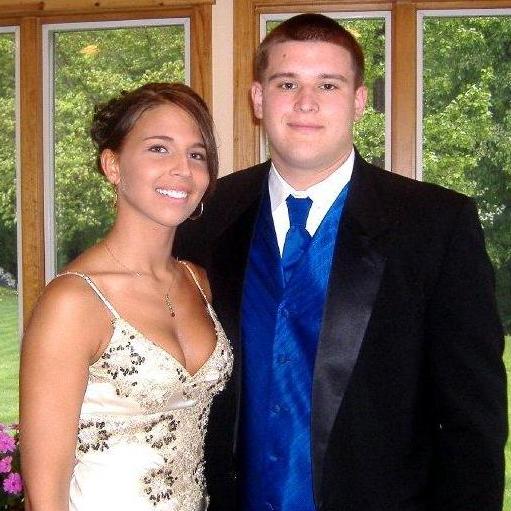 Our first picture together - but we were far from a couple at this point. #seniorprom