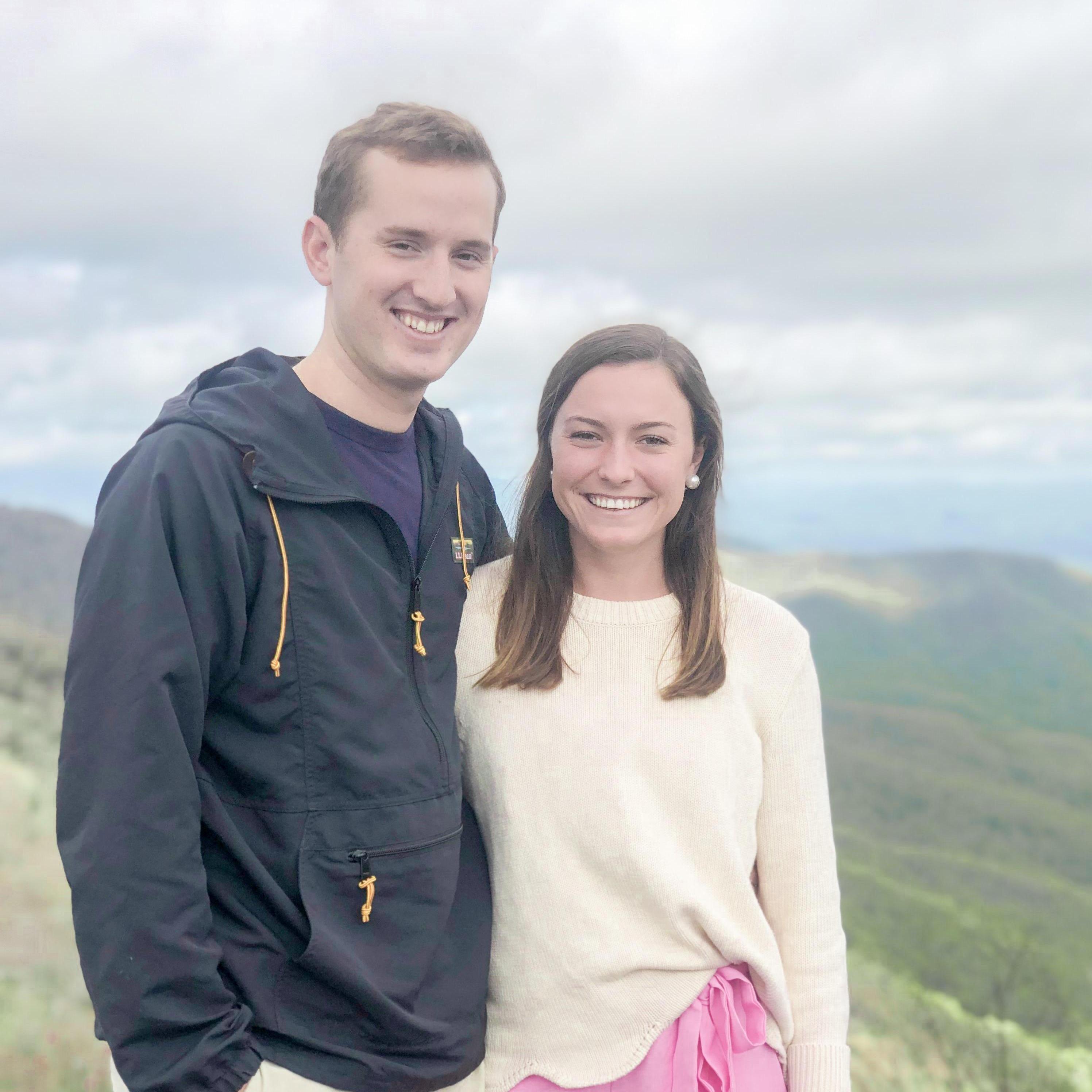 Drove through the blue ridge mountains in May on the way to EM (the next day they pictures became engaged!)