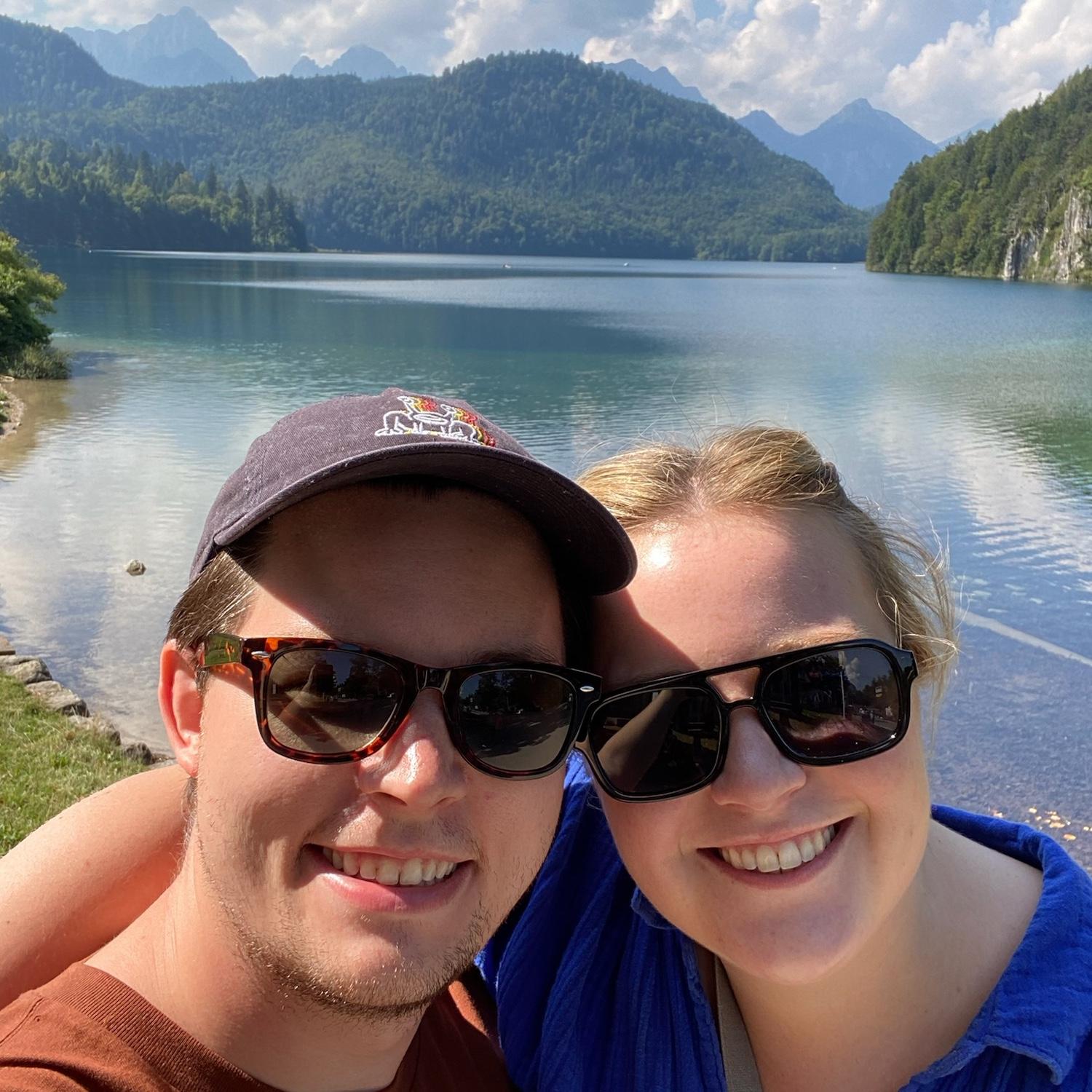 Next to a pretty lake in Germany!