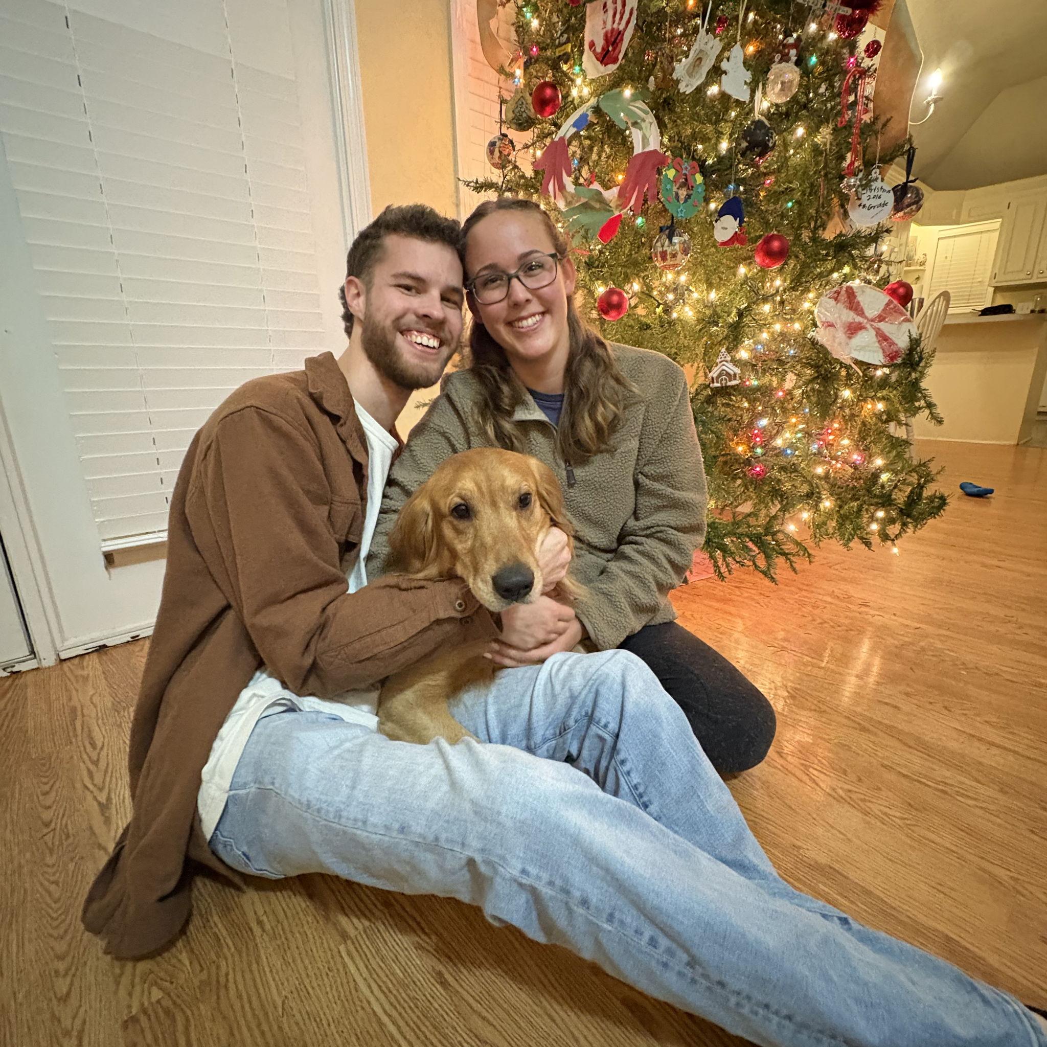 Oakley sat still for this picture for approximately 5 seconds before he ran away. I think out of everyone in the house, Oakley loves Aimee the most.