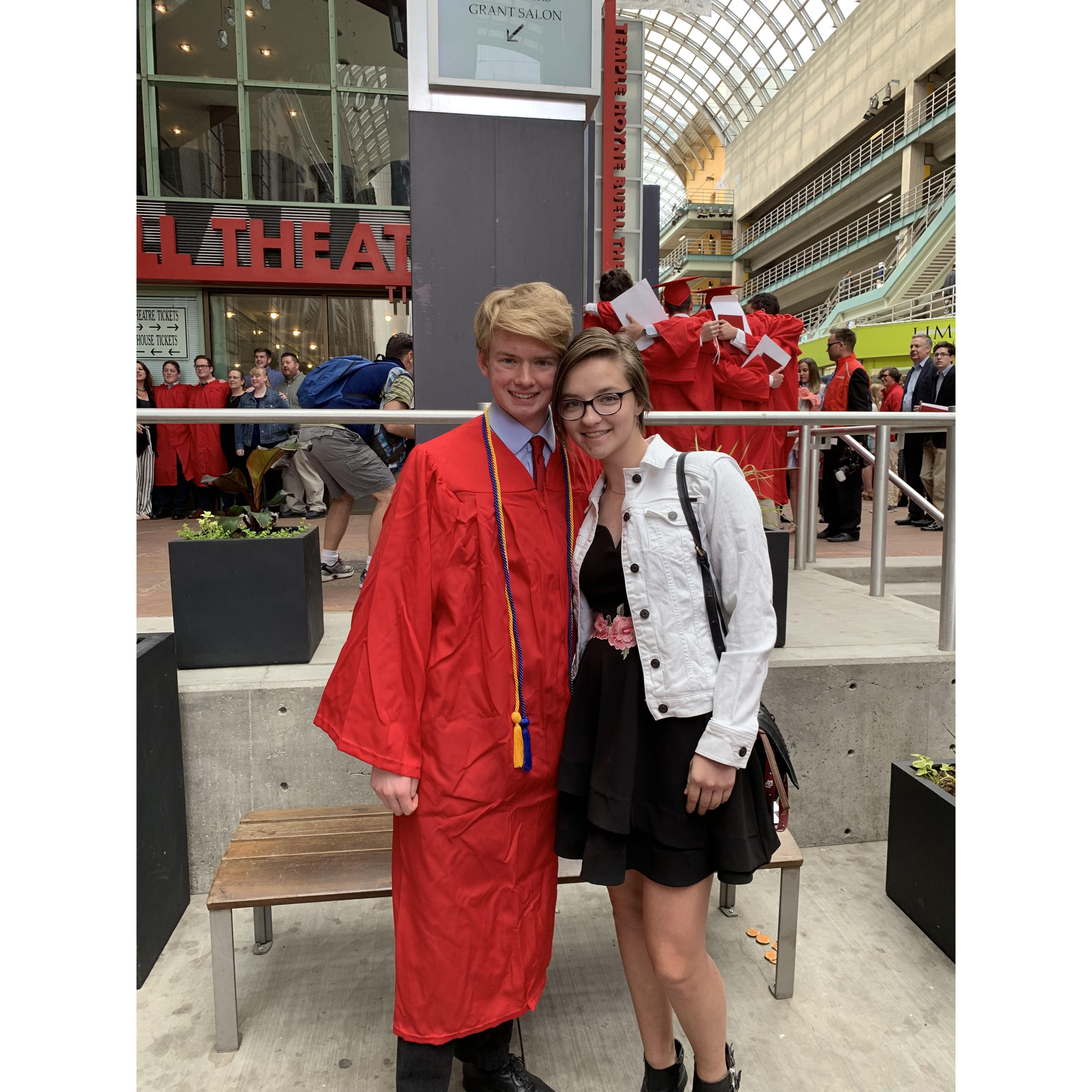 Alex's high school graduation.