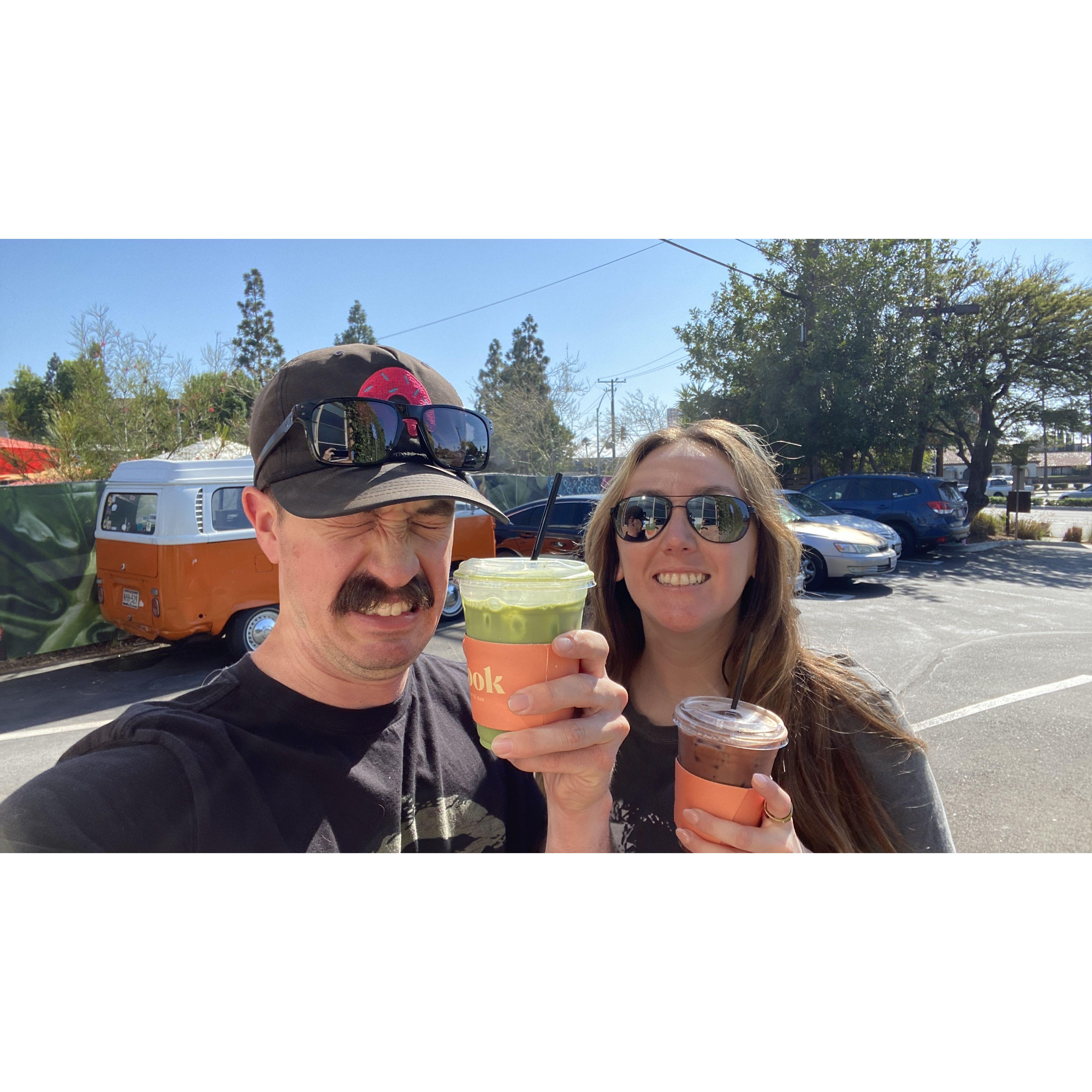 Routine coffee/matcha dates together