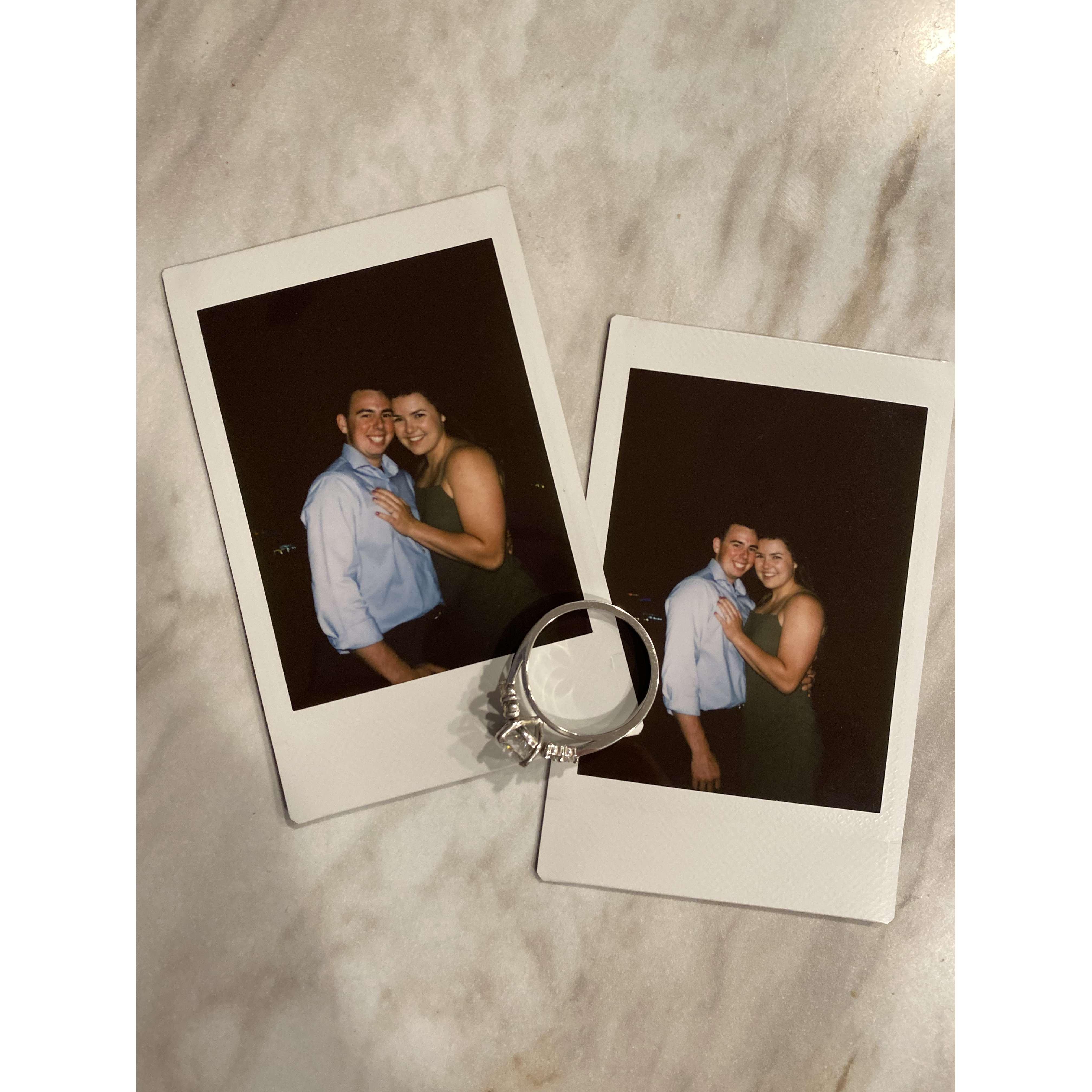 The photographer snapped these after we got engaged!