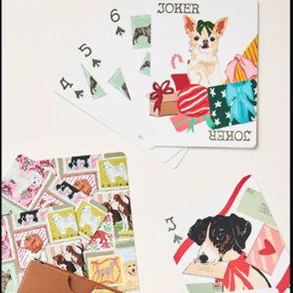 Megan Carn x Anthropologie Holiday Dog Card Deck Game
