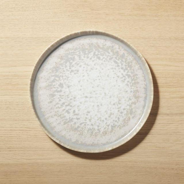 Drift Reactive Grey Salad Plate