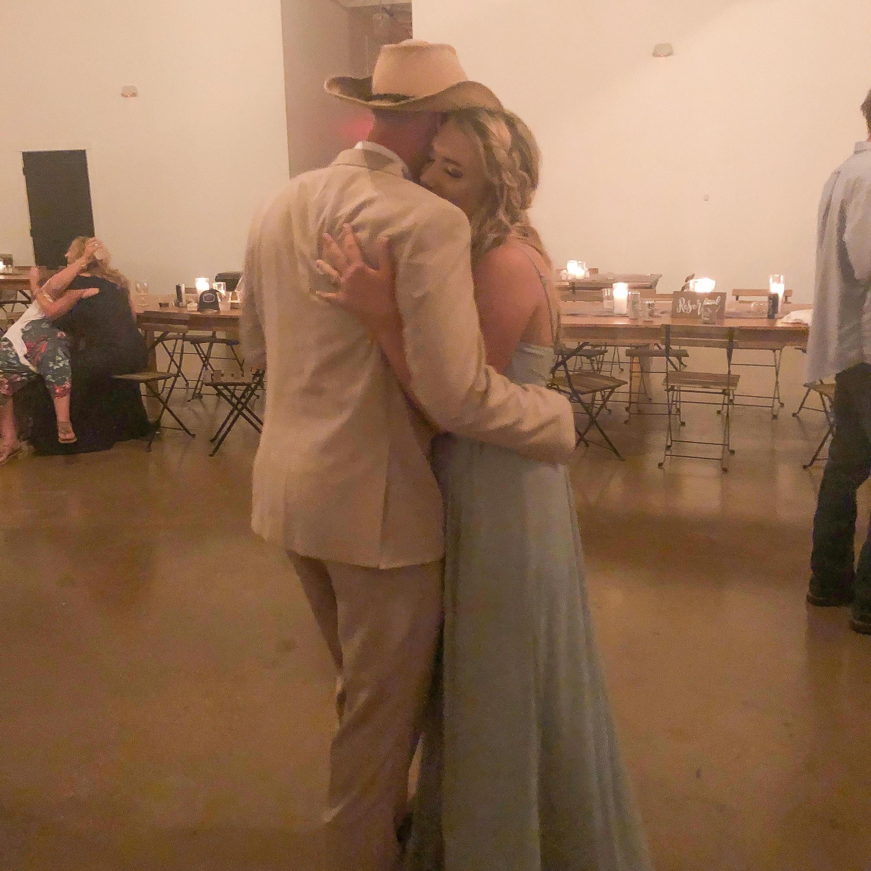 Dancing at Trey and Kacey's wedding!