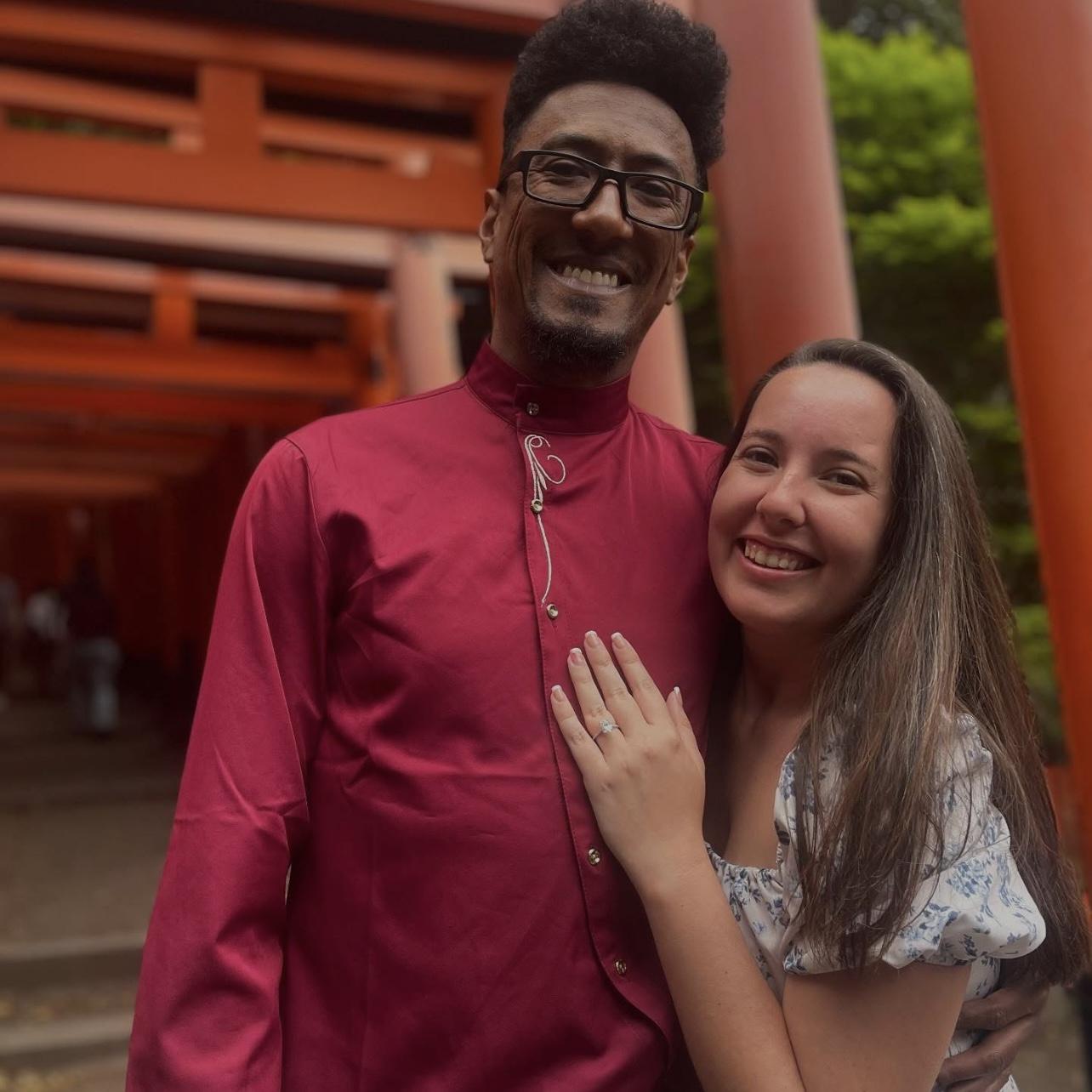 The day we got engaged! 2025