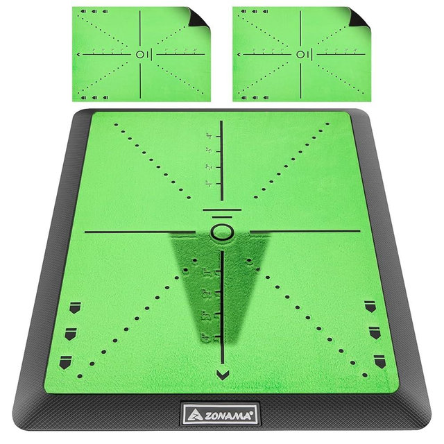 Golf Hitting Mat, Golf Practice Mat for Swing Path Feedback, Golf Training Mat for Indoor Outdoor Driving Chipping Training, Golf Gifts for Men Women