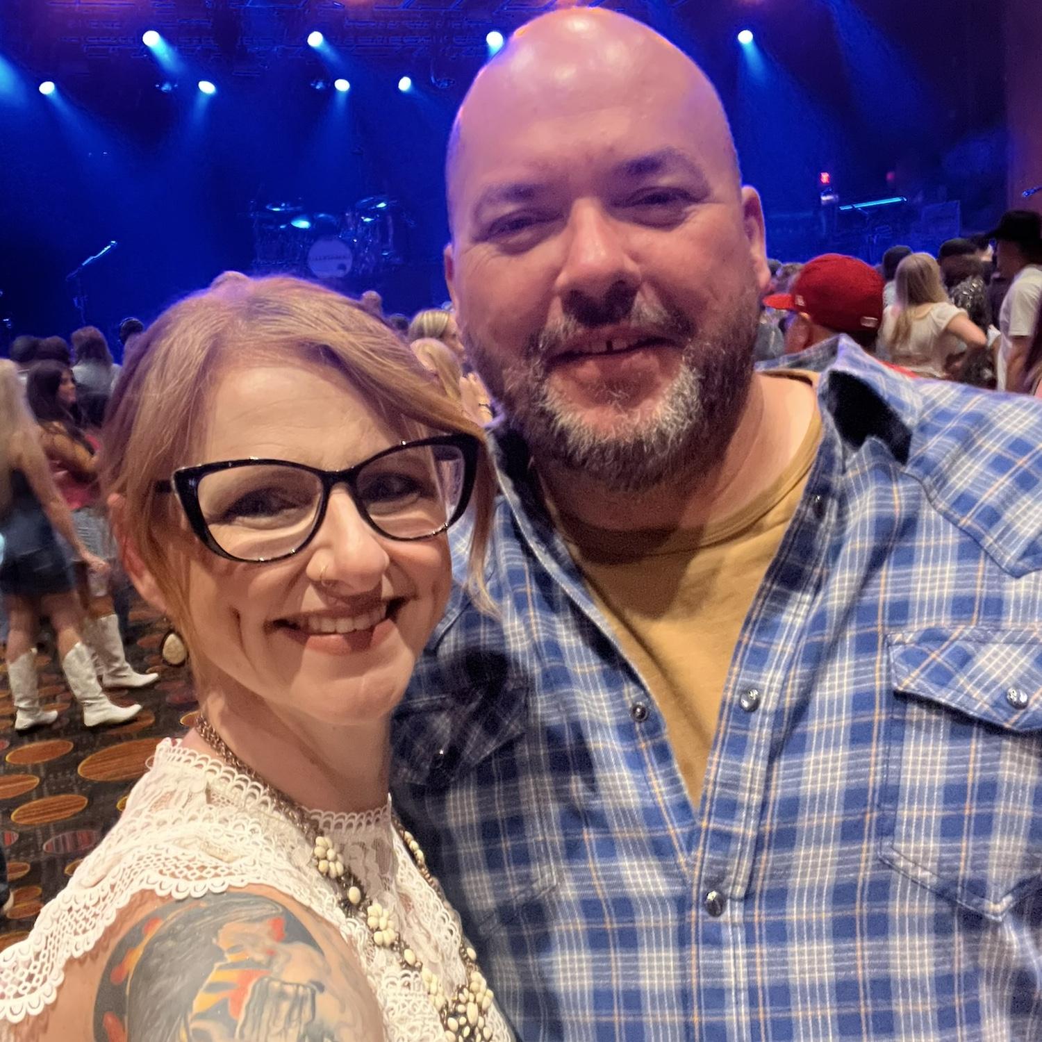 Date night to Cole Swindell at Riverwind Casino
